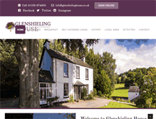 Tablet Screenshot of glenshielinghouse.co.uk